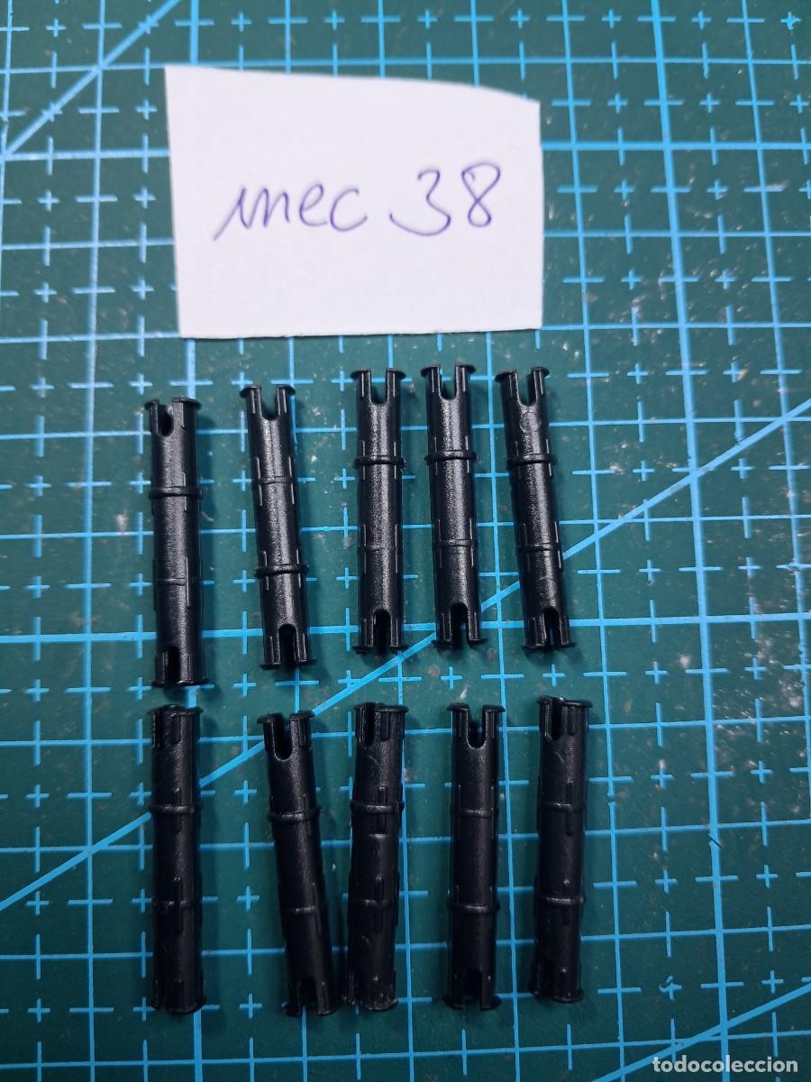 Pi&egrave;ces d&eacute;tach&eacute;es et composants: 10 Bulones o clavos de uni&oacute;n pl&aacute;stico negro (27 mm) - Clementoni - Laboratorio de mec&aacute;nica