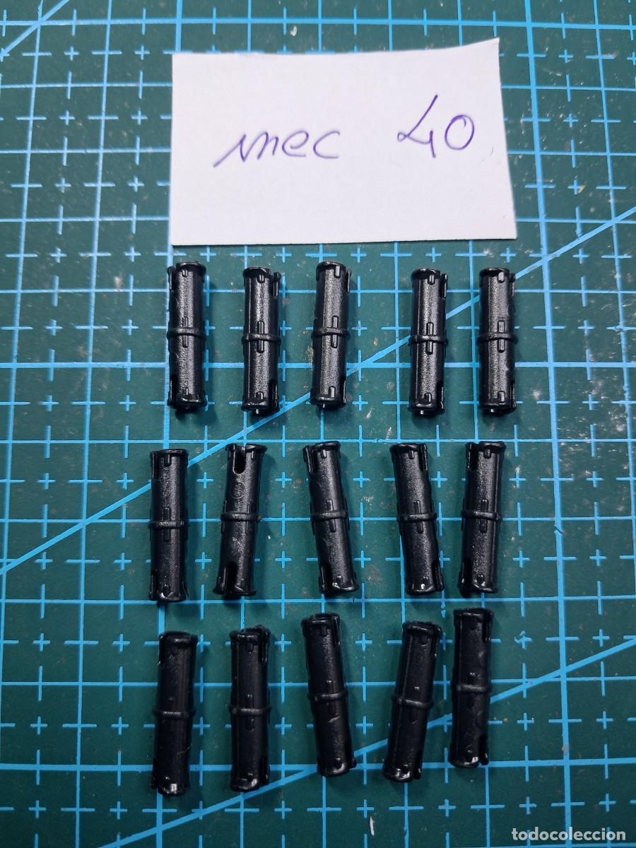 Pi&egrave;ces d&eacute;tach&eacute;es et composants: 15 Bulones o clavos de uni&oacute;n pl&aacute;stico negro (19 mm) - Clementoni - Laboratorio de mec&aacute;nica