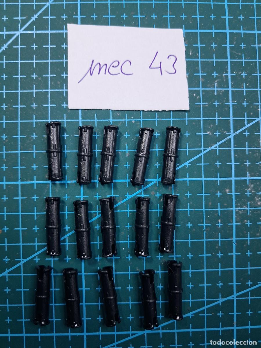 Pi&egrave;ces d&eacute;tach&eacute;es et composants: 15 Bulones o clavos de uni&oacute;n pl&aacute;stico negro (19 mm) - Clementoni - Laboratorio de mec&aacute;nica