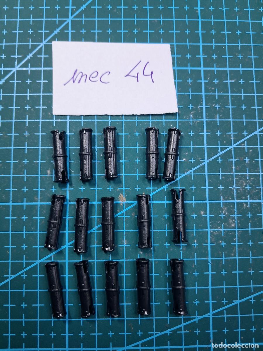 Pi&egrave;ces d&eacute;tach&eacute;es et composants: 15 Bulones o clavos de uni&oacute;n pl&aacute;stico negro (19 mm) - Clementoni - Laboratorio de mec&aacute;nica