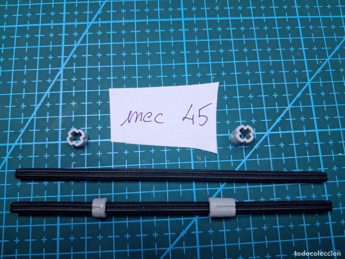 Pi&egrave;ces d&eacute;tach&eacute;es et composants: 2 ejes transmisi&oacute;n (115 mm) + 4 encajes de eje - Clementoni - Laboratorio de mec&aacute;nica