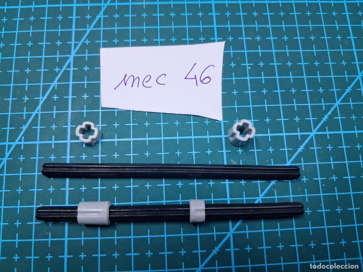 Pi&egrave;ces d&eacute;tach&eacute;es et composants: 2 ejes transmisi&oacute;n (79 mm) + 4 encajes de eje - Clementoni - Laboratorio de mec&aacute;nica