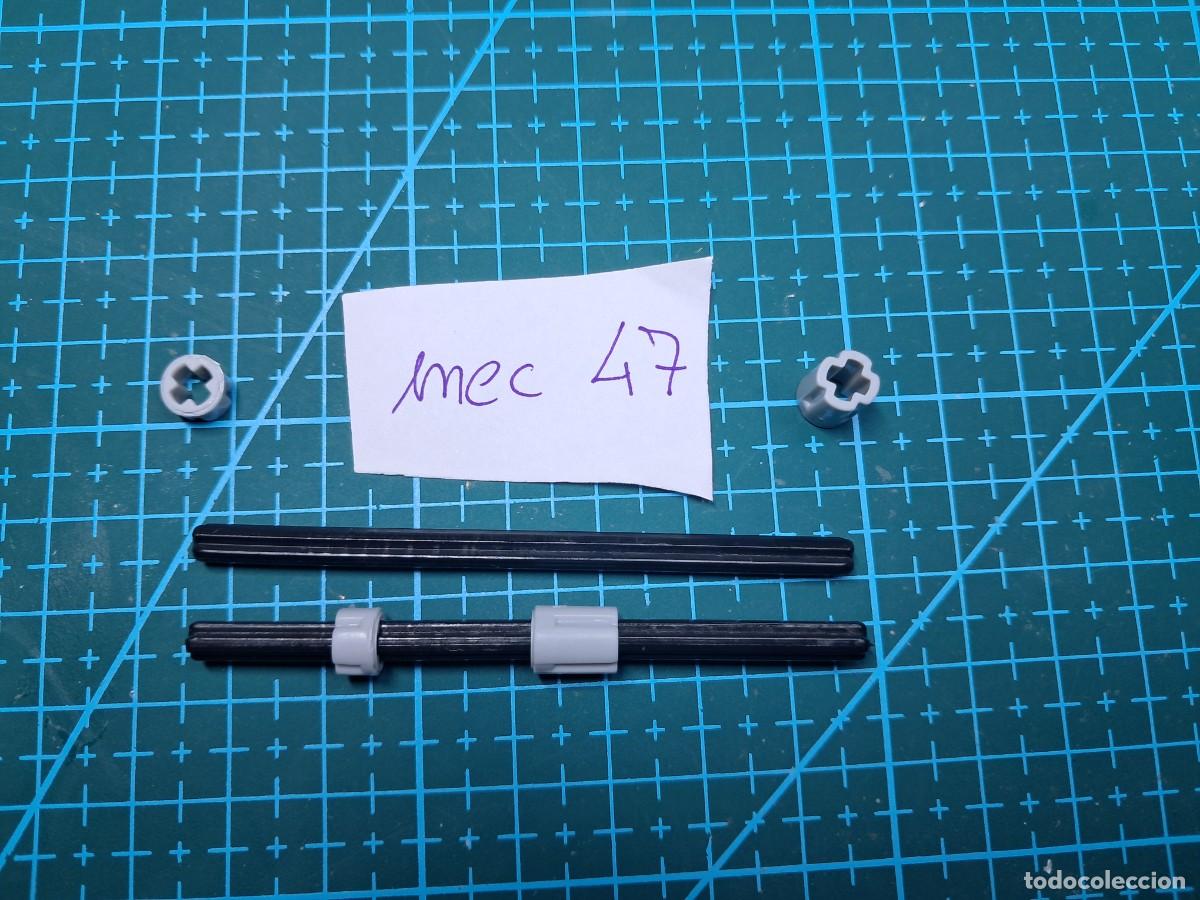 Pi&egrave;ces d&eacute;tach&eacute;es et composants: 2 ejes transmisi&oacute;n (70 mm) + 4 encajes de eje - Clementoni - Laboratorio de mec&aacute;nica
