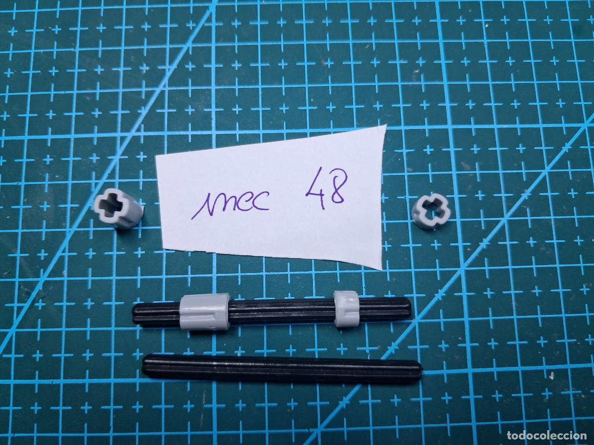 Pi&egrave;ces d&eacute;tach&eacute;es et composants: 2 ejes transmisi&oacute;n (52 mm) + 4 encajes de eje - Clementoni - Laboratorio de mec&aacute;nica