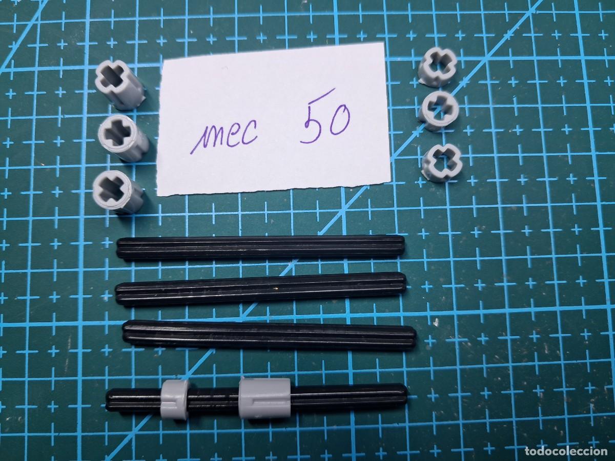 Pi&egrave;ces d&eacute;tach&eacute;es et composants: 4 ejes transmisi&oacute;n (52 mm) + 8 encajes de eje - Clementoni - Laboratorio de mec&aacute;nica