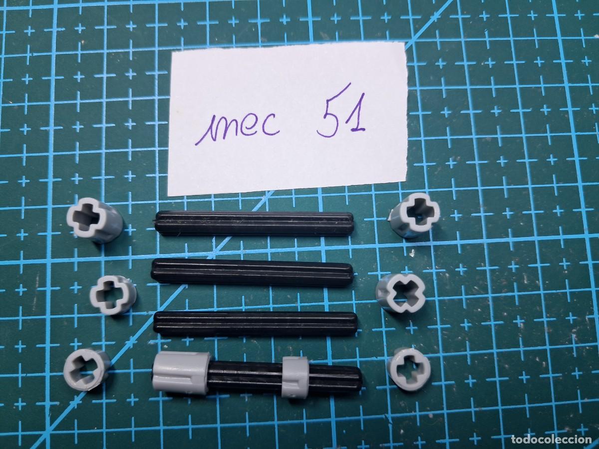 Pi&egrave;ces d&eacute;tach&eacute;es et composants: 4 ejes transmisi&oacute;n (35 mm) + 8 encajes de eje - Clementoni - Laboratorio de mec&aacute;nica