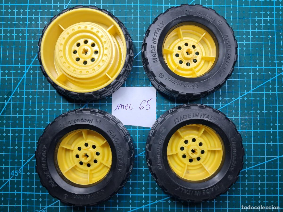 Repuestos y piezas: 4 ruedas neum&agrave;ticas (70 mm di&aacute;metro) - Clementoni - Laboratorio de mec&aacute;nica
