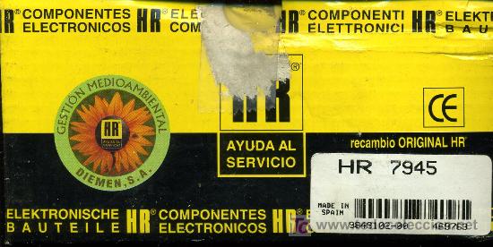 Radios antiguas: TRANSFORMADOR MAT HR - 7945 - Foto 1