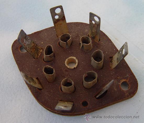 Radios antiguas: Tube radio&acute;s socket...Sanna - Foto 2