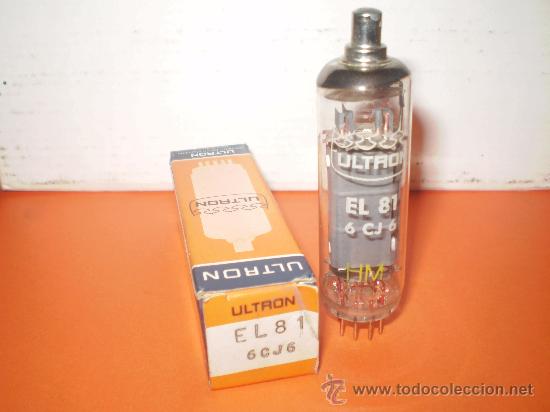 Radios antiguas: VALVULA EL81-NOS - Foto 1