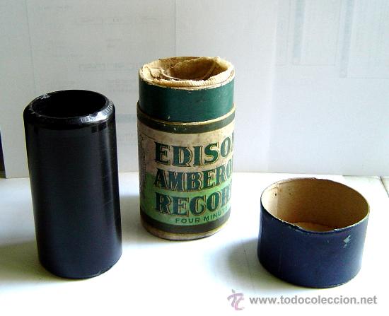 Radios antiguas: CILINDRO EDISON AMBEROL RECORD - Foto 1