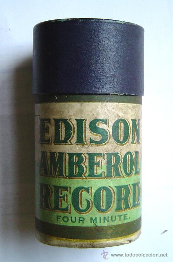 Radios antiguas: CILINDRO EDISON AMBEROL RECORD - Foto 3