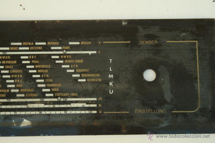 Radios antiguas: CRISTAL DE DIAL. 48 X 11 CM. Ref. 30 - Foto 4