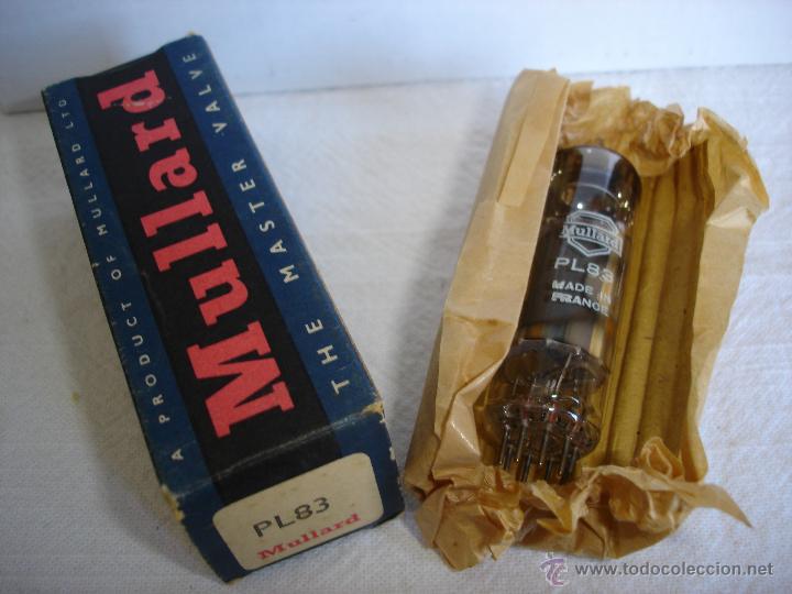 Radios antiguas: VALVULA PL83 MULLARD - Foto 1