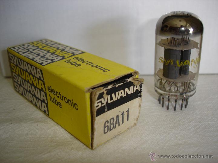 Radios antiguas: VALVULA 6BA11 SYLVANIA - Foto 1