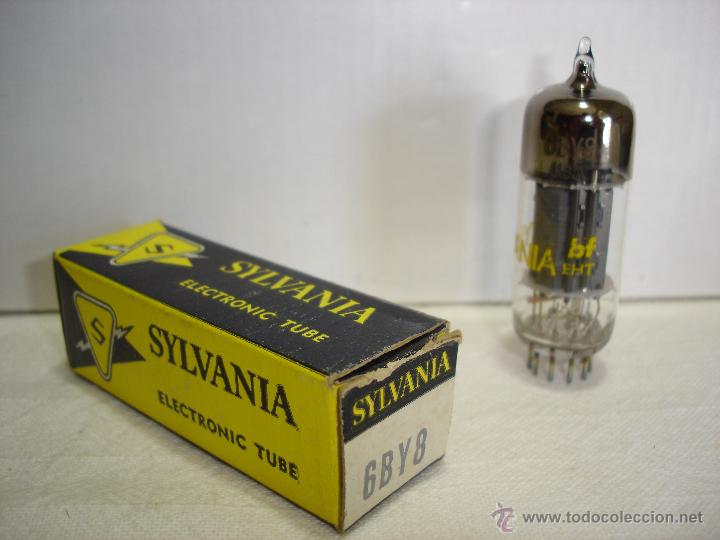 Radios antiguas: VALVULA 6BY8 SYLVANIA - Foto 1