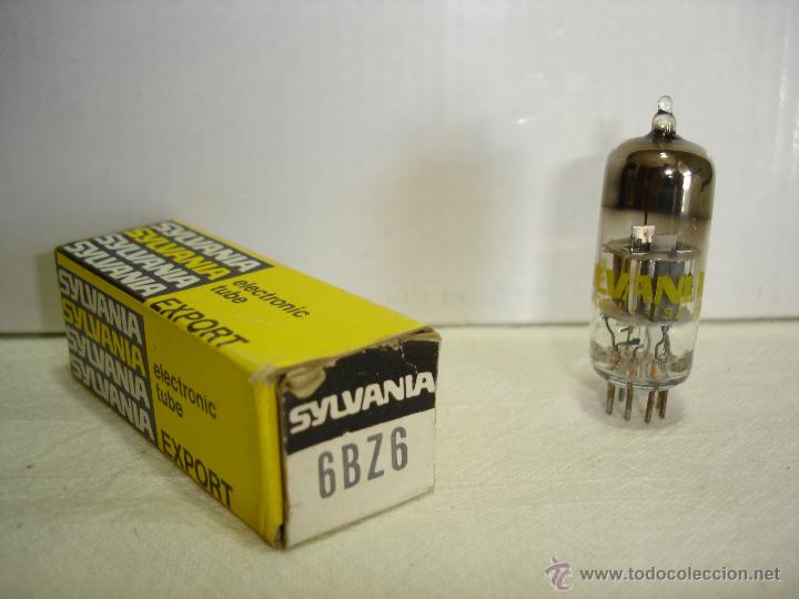 Radios antiguas: VALVULA 6BZ6 SYLVANIA - Foto 1