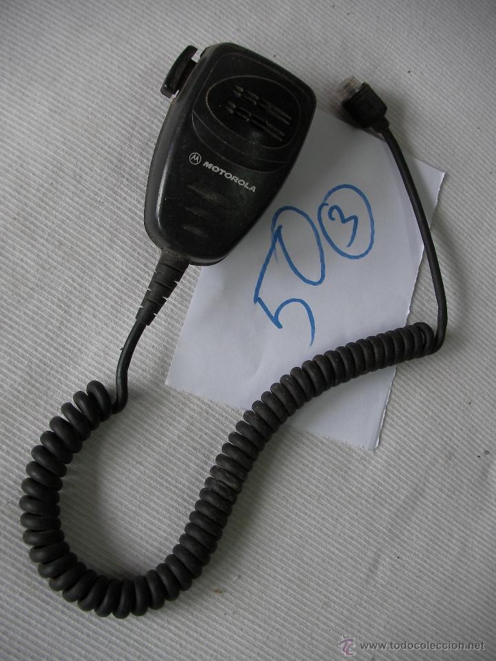 Radios antiguas: ANTIGUO MICROFONO MOTOROLA - Foto 1