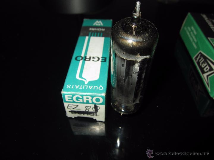 Radios antiguas: V&aacute;lvula EZ81 USADA - Foto 1
