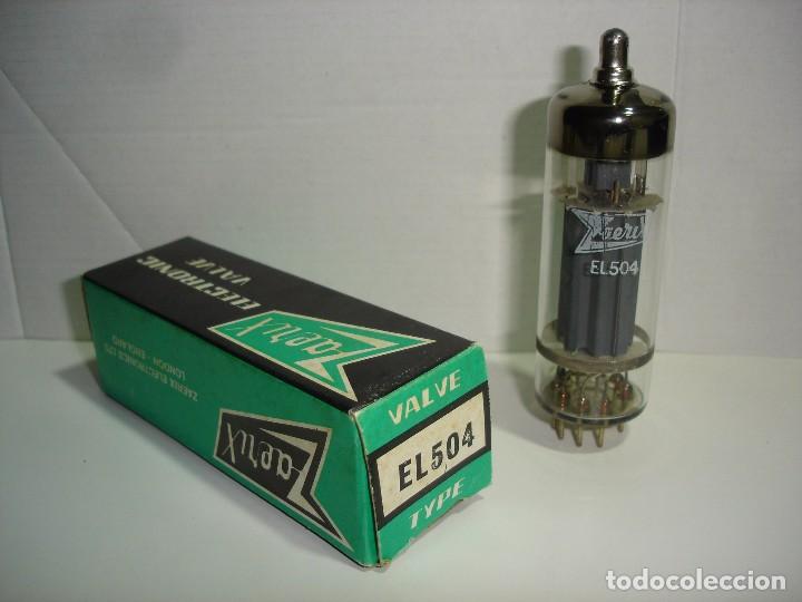 Radios antiguas: VALVULA EL504 ZAERIX - Foto 1