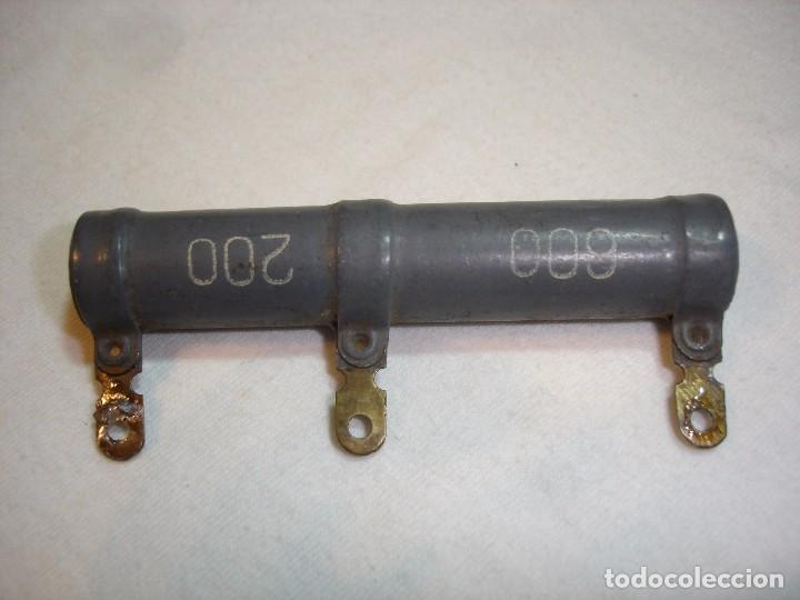 Radios antiguas: RESISTENCIA BOBINADA 600+200 OHMIOS - Foto 1
