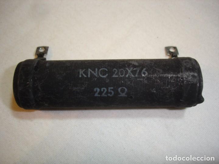 Radios antiguas: RESISTENCIA BOBINADA 225 OHMIOS - Foto 1