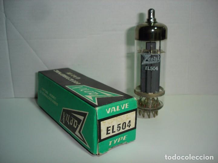 Radios antiguas: VALVULA EL504 ZAERIX - Foto 1