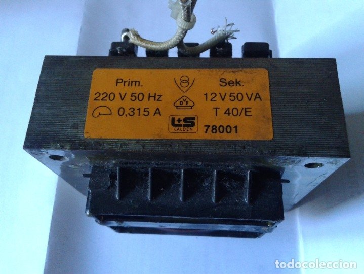transformador rectificador de corriente de 125 - Acquista Apparecchi di  riparazione di radio su todocoleccion