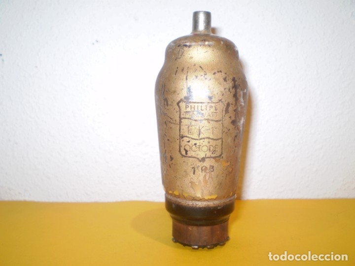 Radios antiguas: VALVULA  EK1-PHILIPS-USADA Y PROBADA AL100%.. - Foto 1