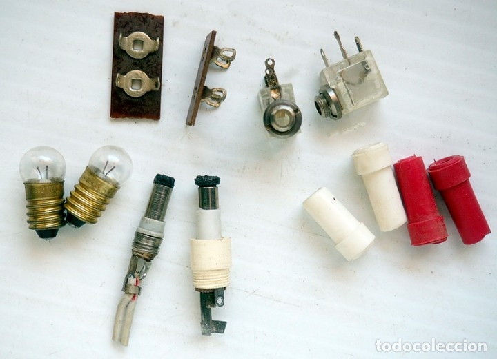 Radios antiguas: Componentes electr&oacute;nicos antiguos. - Foto 1