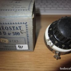 Radios antiguas: REOSTATO POTENCIOMETRO RADIO GALENA RADIO COFRE VALVULAS NUEVO EN CAJA ORIGINAL SIN USAR