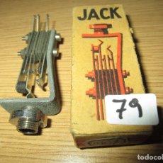 Radios antiguas: CONECTOR JACK RADIO GALENA RADIO COFRE VALVULAS NUEVO EN CAJA ORIGINAL SIN USAR. Lote 182228876