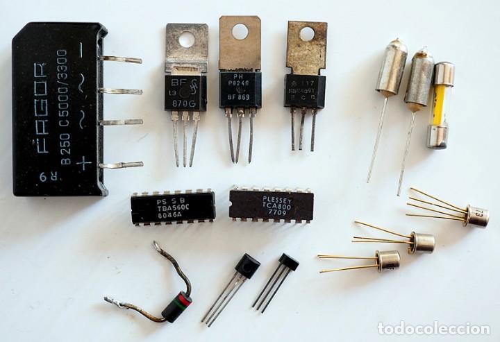 Radios antiguas: Componentes electr&oacute;nicos antiguos. - Foto 2