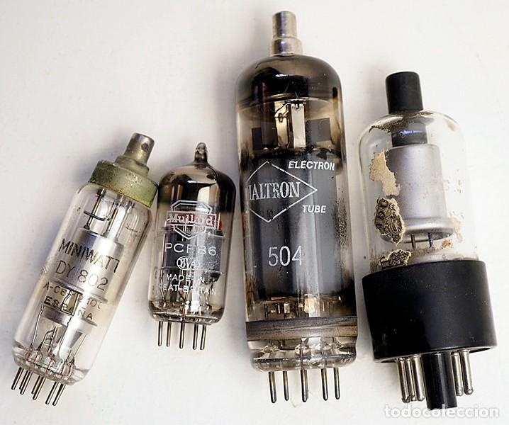 Radios antiguas: 4 v&aacute;lvulas diferentes - Foto 1