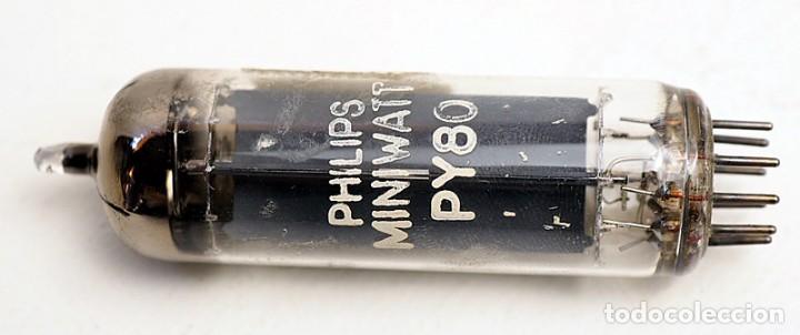 Radios antiguas: V&aacute;lvula PHILIPS MINIWATT PY 80 - Foto 1
