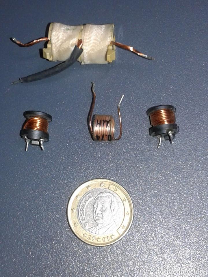 Radios antiguas: CUATRO PEQUE&Ntilde;AS BOBINAS - Foto 1