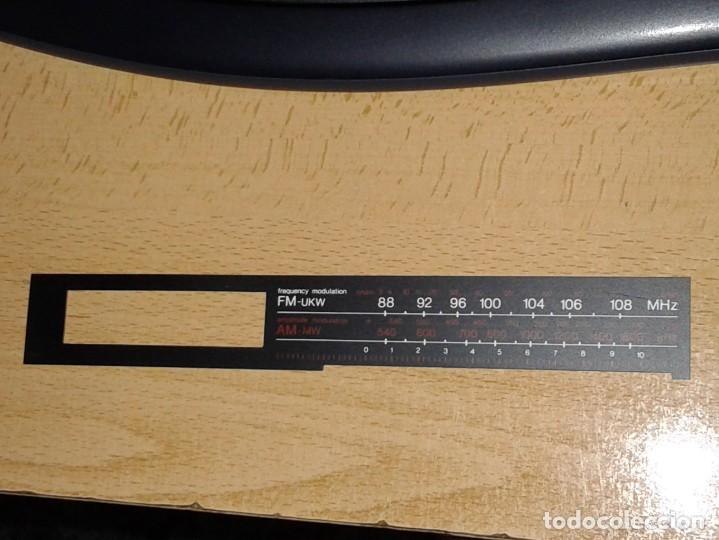 Radios antiguas: DIAL PLASTICO RADIORELOJ PHILIPS - Foto 1
