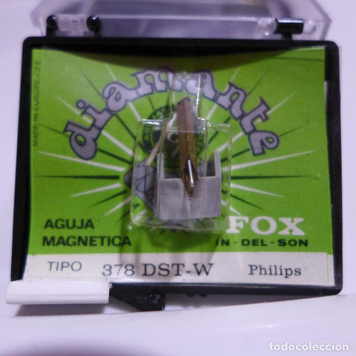 Aguja Magnética FOX 711 DST W - Punta De Diamante, Compatible Con Audio Technica ATN-3710L Y Sanyo ST-38VD