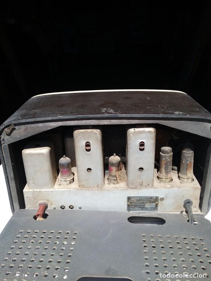 Radios antiguas: Radio de lamparas, Acesa. - Foto 3