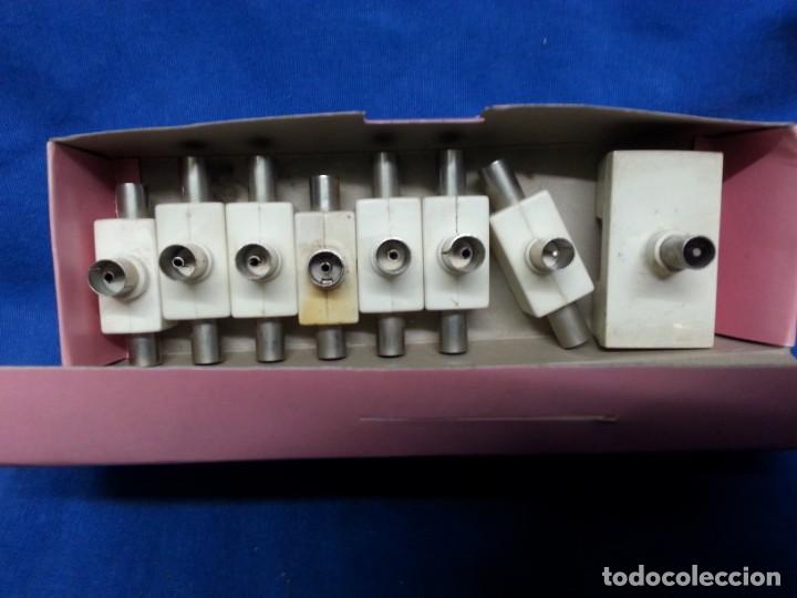 Radios antiguas: CONECTOR M&Uacute;LTIPLE DE ANTENA TV - VIDEO MARCA BTM - Foto 1