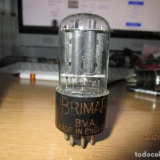 Radios antiguas: VALVULA 6N7 BRIMAR TESTADA BUENA. Lote 306669323