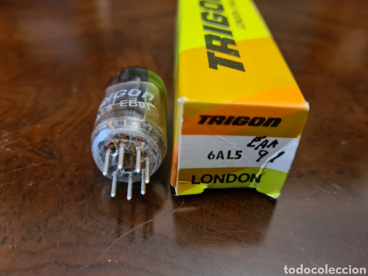Radios antiguas: V&Aacute;LVULA 6AL5 EB91 TRIGON - Foto 2
