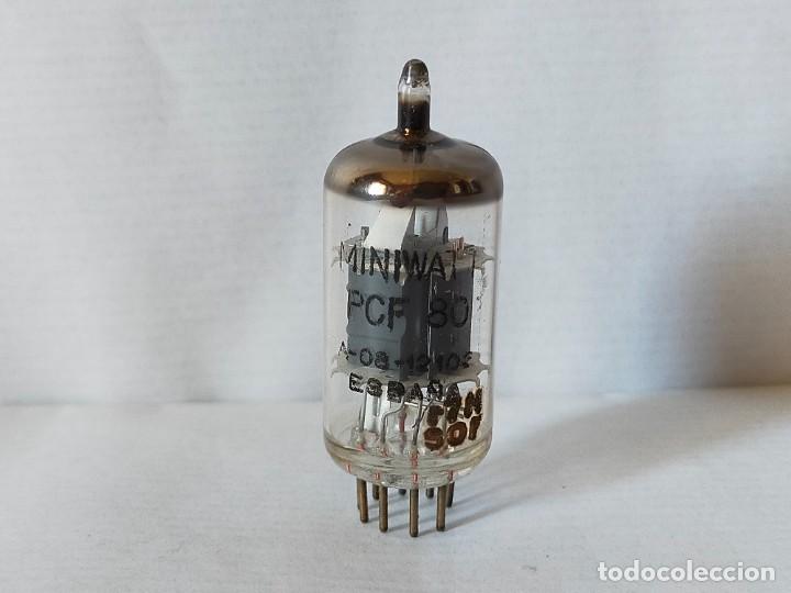 Radios antiguas: VALVULA PCF80 MINIWATT - Foto 1