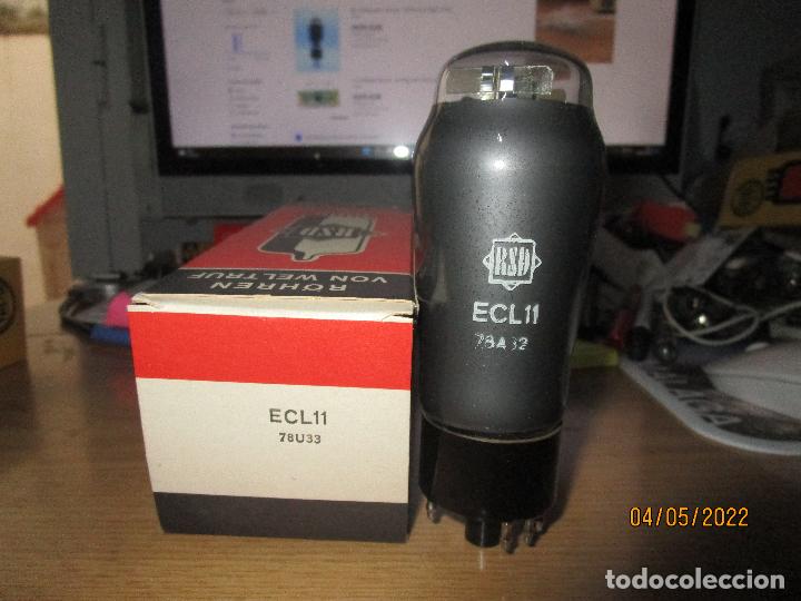 Radios antiguas: VALVULA ECL11 NUEVA - Foto 1
