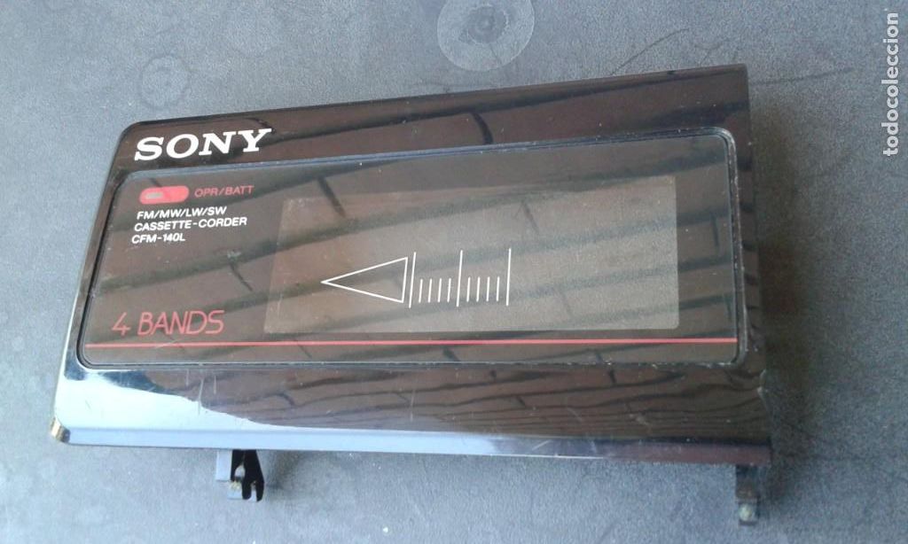 Radios antiguas: PUERTA CASSETTE COMPLETA SONY - Foto 2