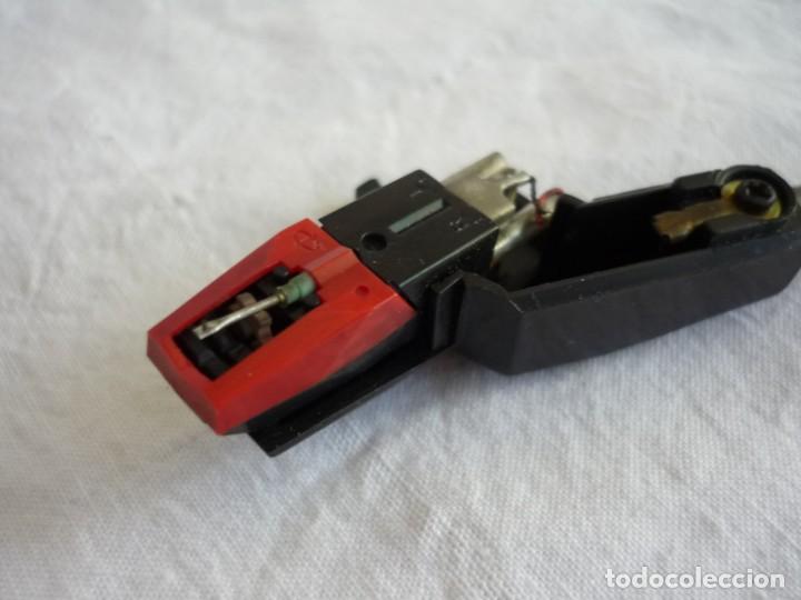 Radios antiguas: Cabezal con aguja de tocadiscos - Foto 2