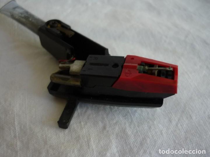 Radios antiguas: Cabezal con aguja de tocadiscos - Foto 3