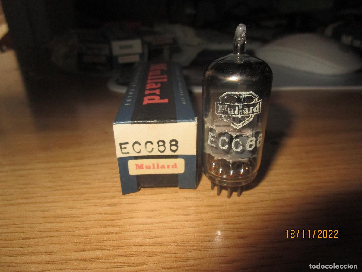 Radios antiguas: VALVULA ECC88 NUEVA 6DJ8 GA CODIGO GA CODE MULLARD - Foto 2