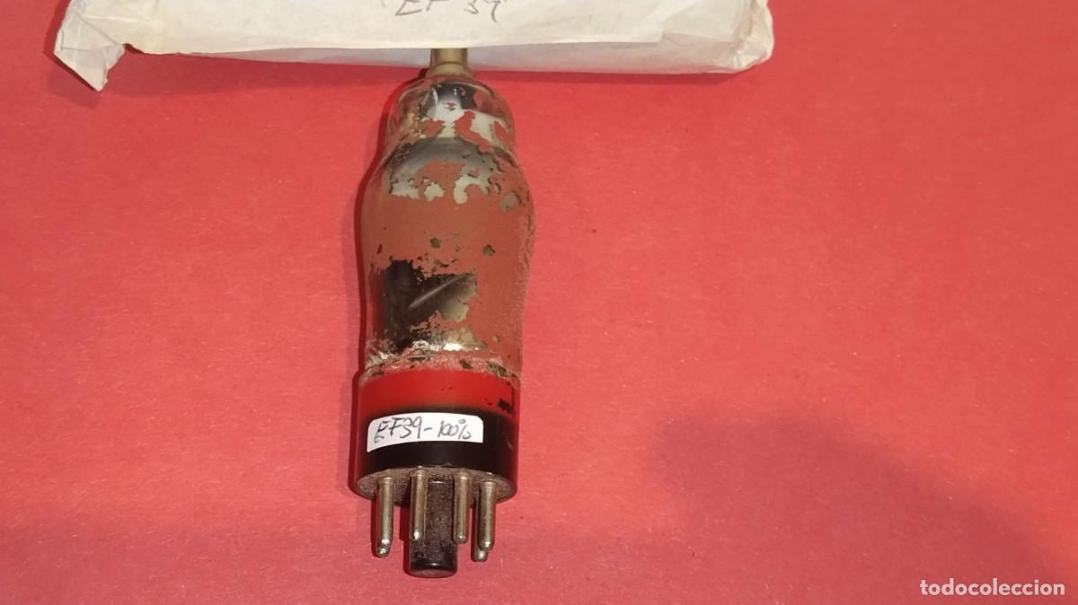 Radios antiguas: VALVULA EF39-MULLARD-USADA Y TESTADA. - Foto 2