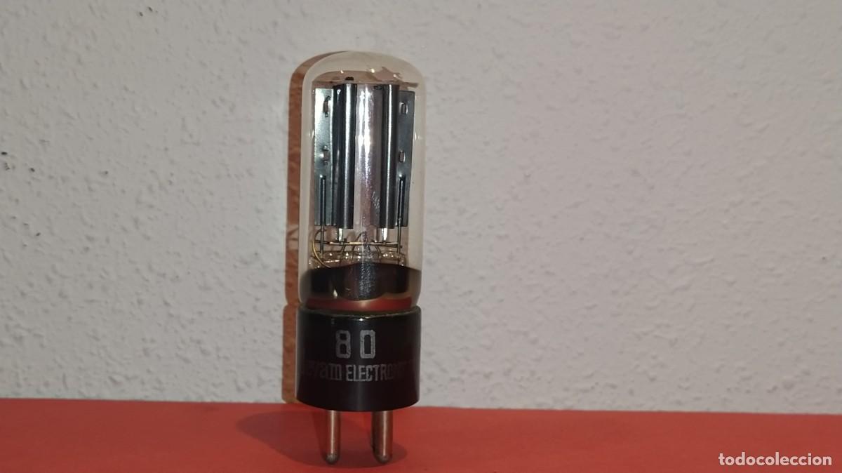 Radios antiguas: VALVULA 80-ELEVAN-USADA Y TESTADA. - Foto 1